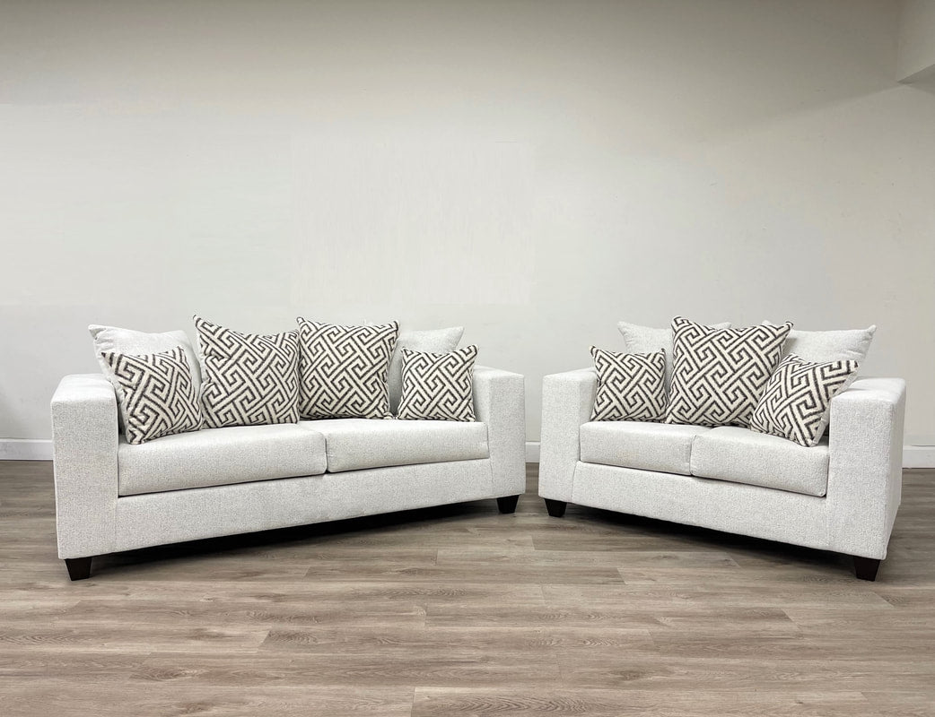 Canvas Sofa & Loveseat