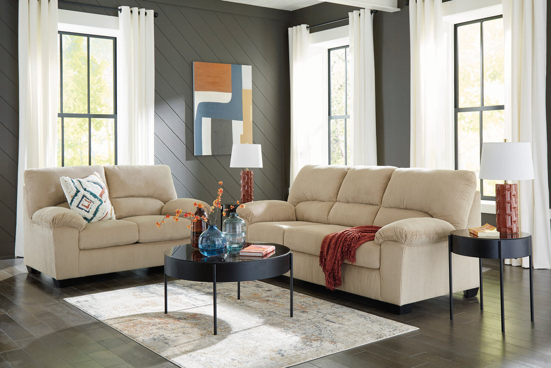 Pillow Corded Sofa & Loveseat