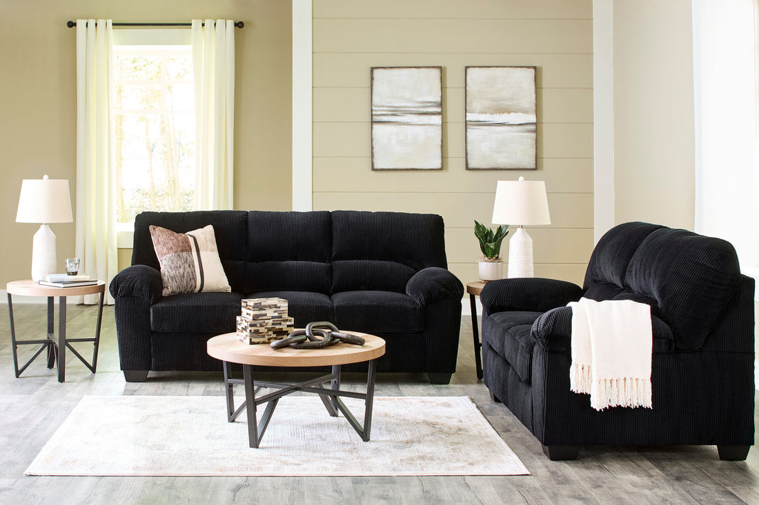 Pillow Corded Sofa & Loveseat
