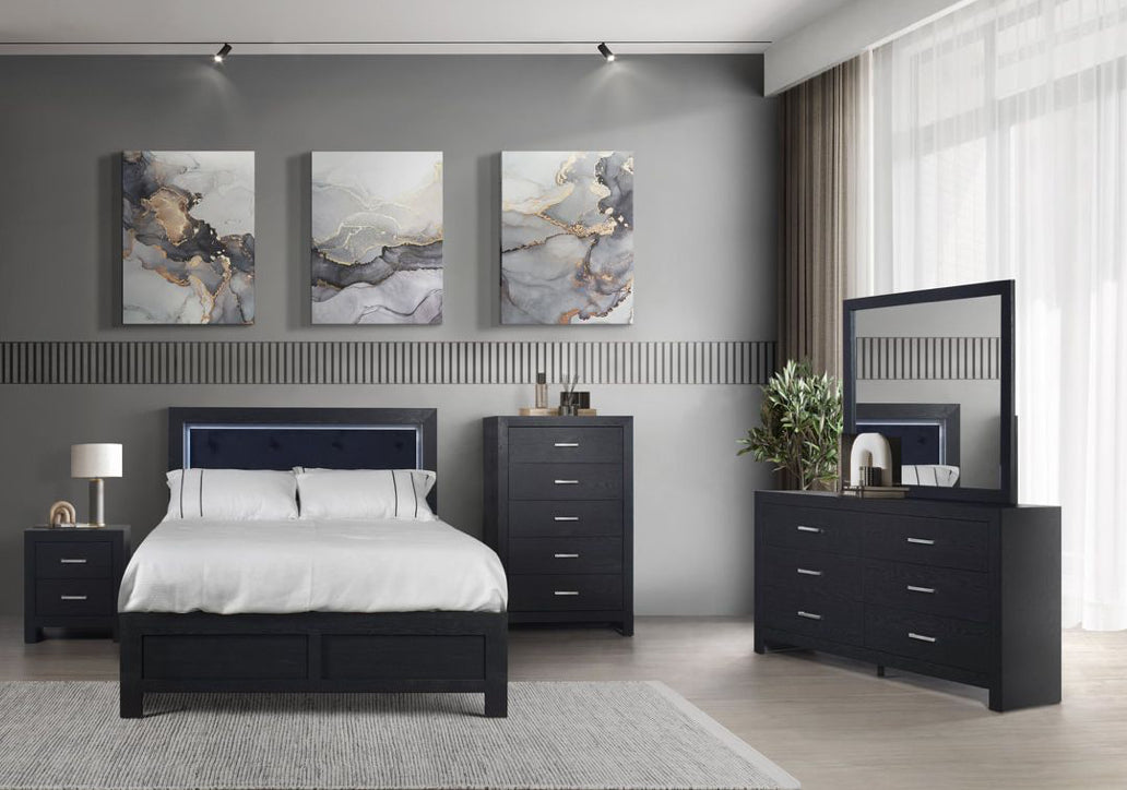 Moon Light BedRoom Set & Queen Mattress