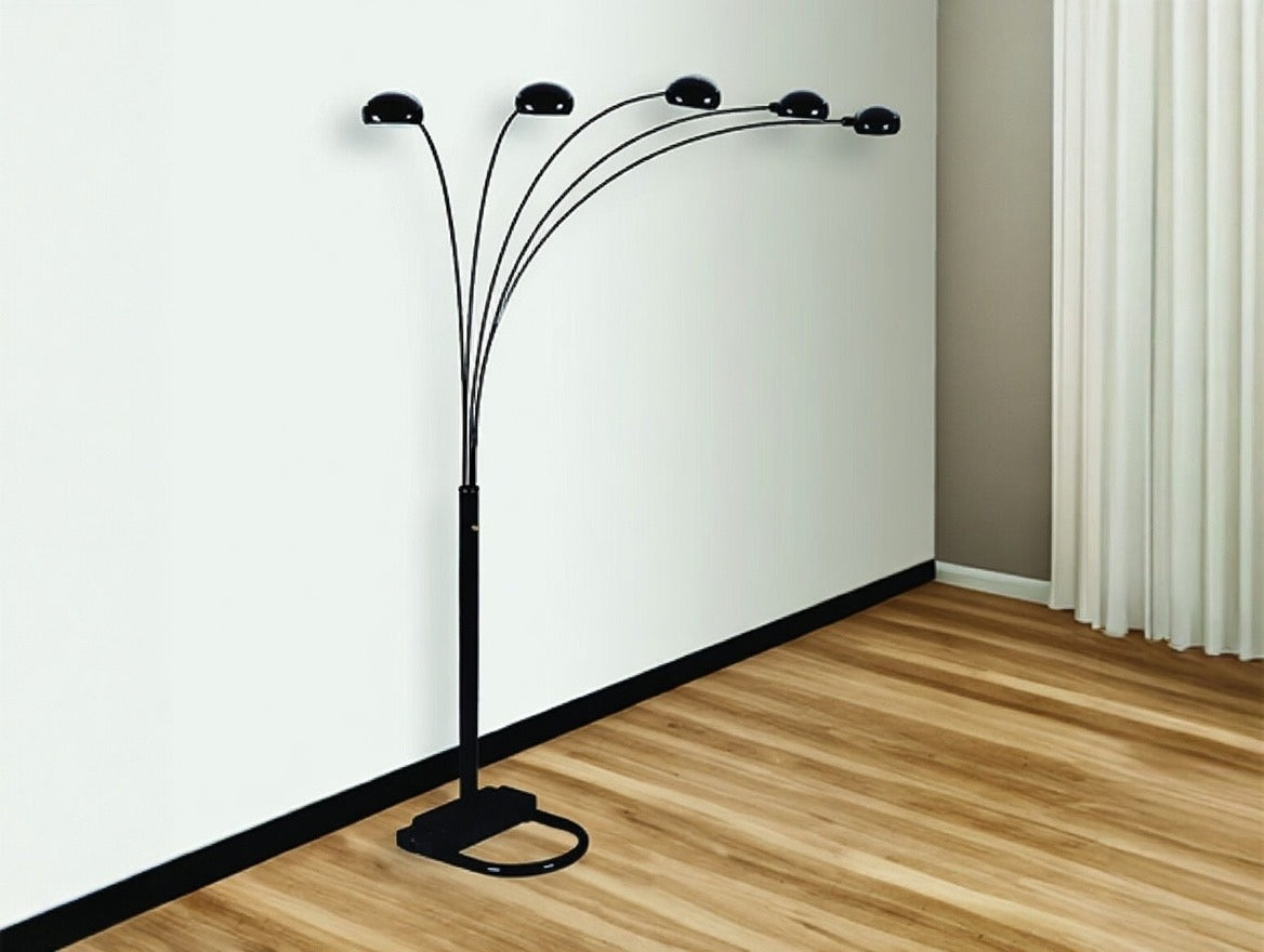 Peacock Shade Floor Lamp