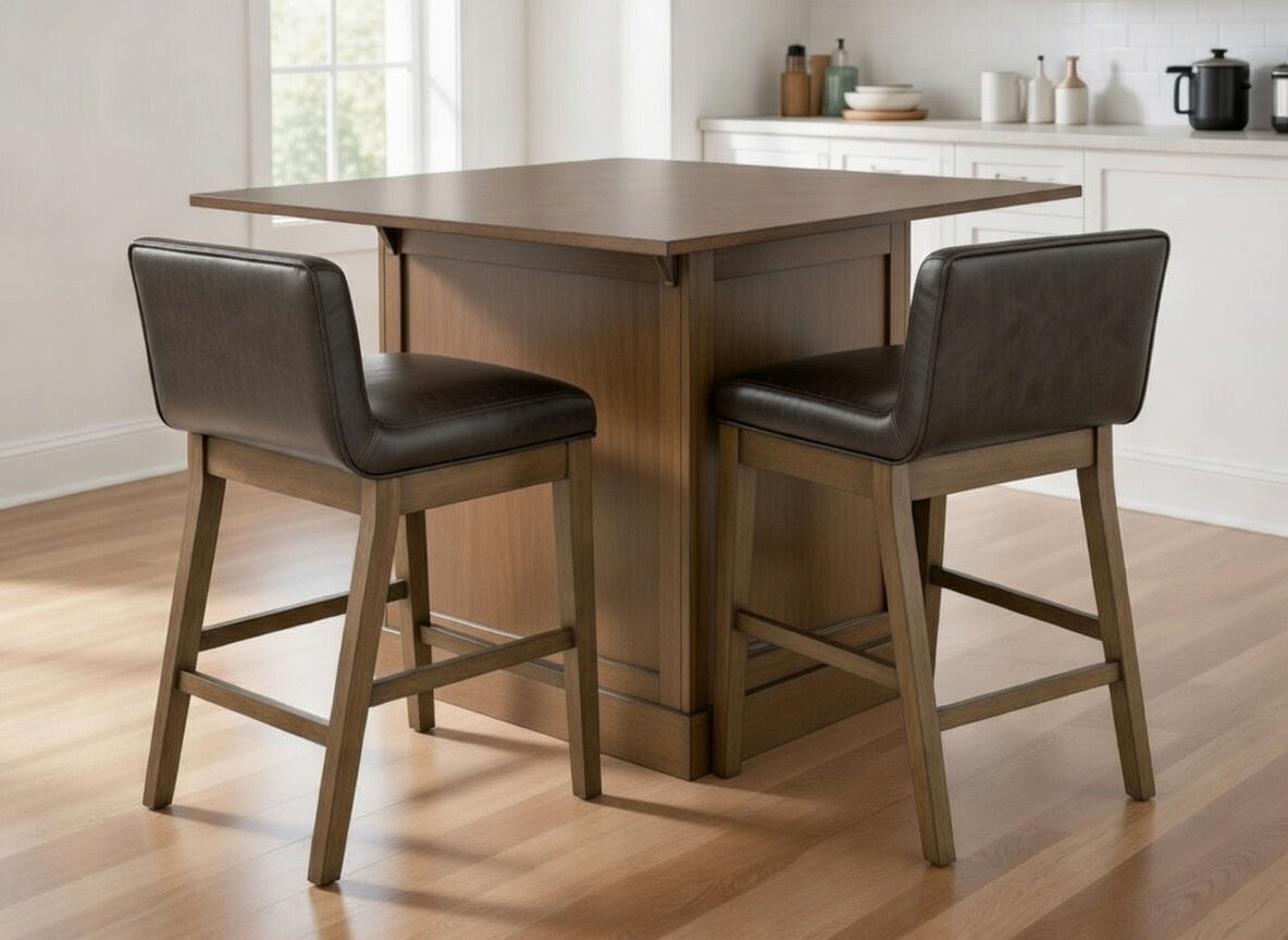 Leather Counter Bar stool