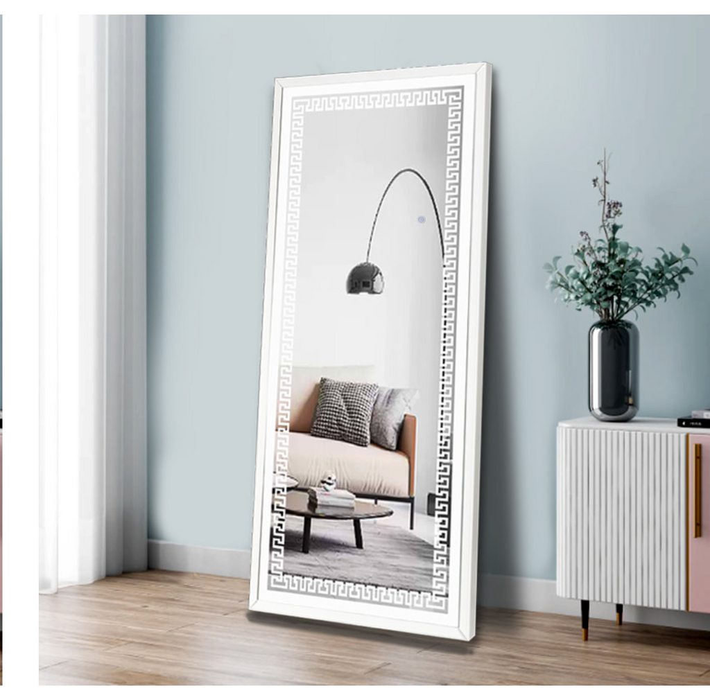 LED & Bluetooth Speaker Floor Mirror