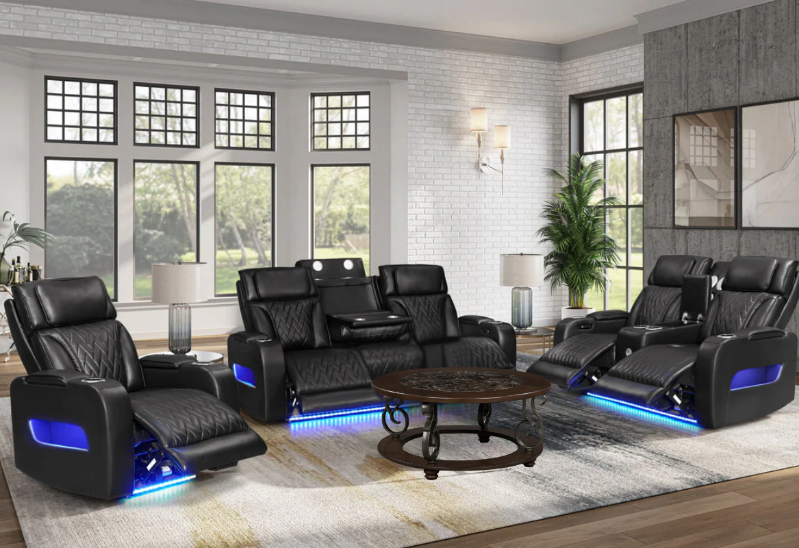 Signature Dubai Reclining Set & Table