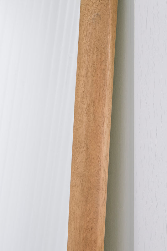 Wood Floor Mirror