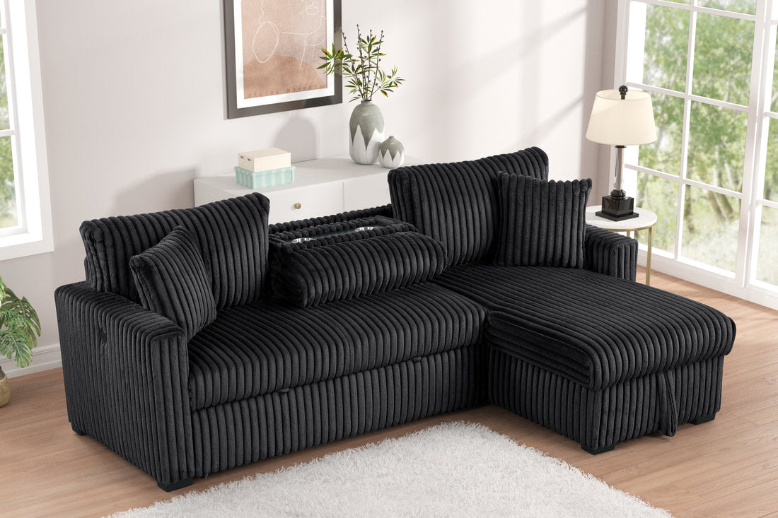 Aria Sectional (Pull-Out Bed & Storage)