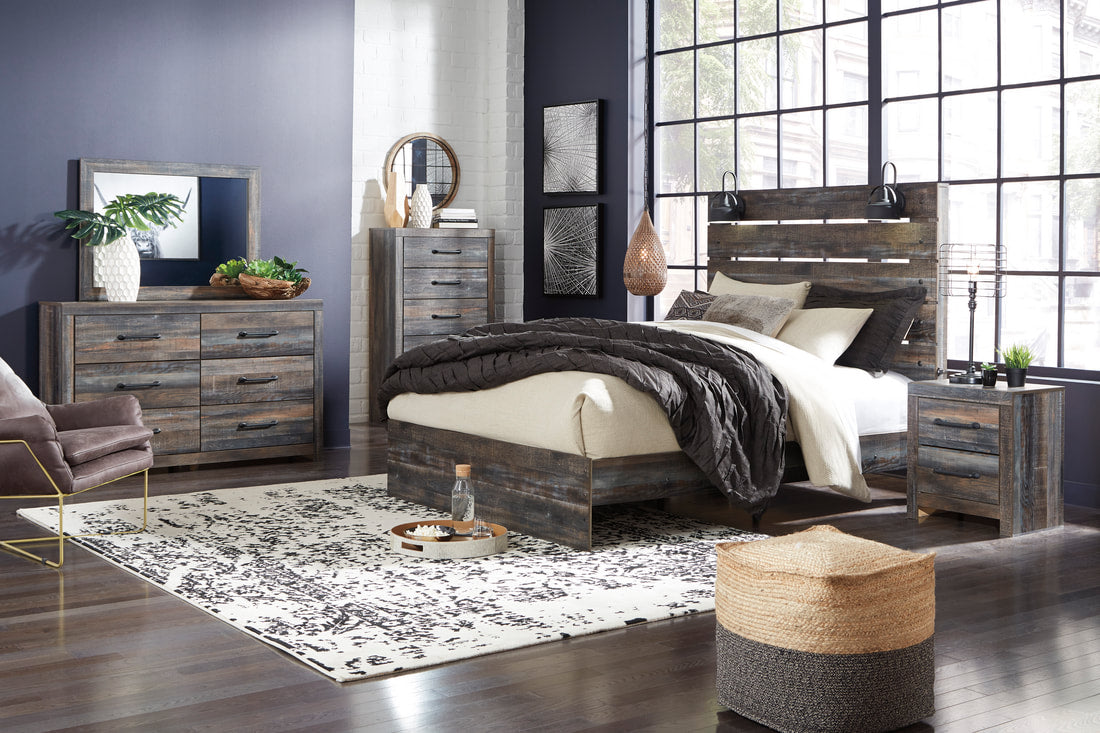 Multi Shade Bedroom Set