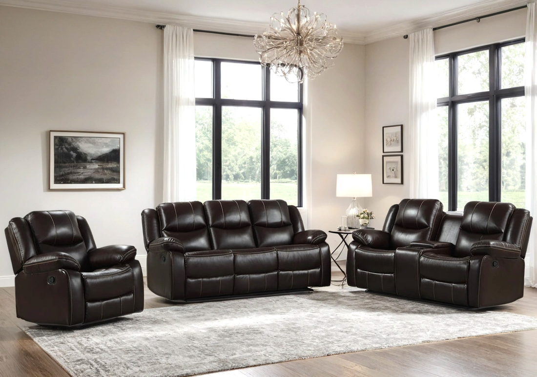 Carter Leather Reclining Set