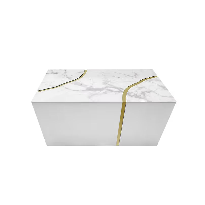 White Stone Table Set