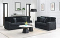 Tara Striped Sectional & Loveseat